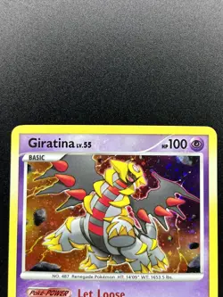 Giratina 9/127 Platinum Holo and Reverse Holo Pokemon 2009 - Image 3