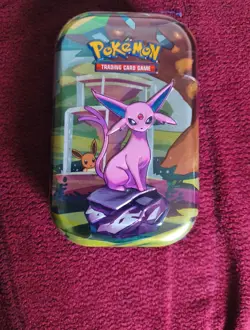 Prismatic Evolutions Mini Tin - Espeon Art - Sealed Brand New - Pokemon TCG - Image 1