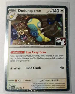 Dudunsparce 129/162 Play! Stamp Series 7 Cosmos Holo Pokemon TCG NM - Image 1