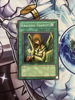 Graceful Charity SDP-040 Super Rare Unlimited Yugioh LP (ST) (10) - Image 1