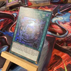 Yugioh Shaddoll Fusion SDSH-EN049 Super Rare 1st Ed + BONUS HOLO - Image 2