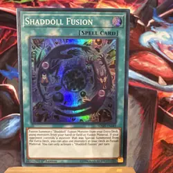 Yugioh Shaddoll Fusion SDSH-EN049 Super Rare 1st Ed + BONUS HOLO - Image 3