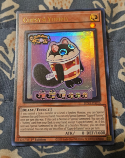 Cupsy Yummy JUSH-EN016 Ultra Rare Yugioh - Image 1