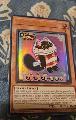 Cupsy Yummy JUSH-EN016 Ultra Rare Yugioh - Image 3