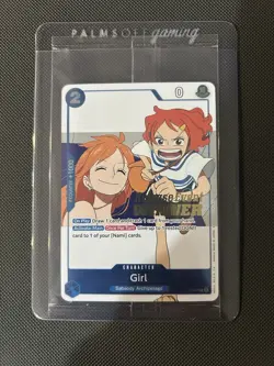 One Piece - OP14 / EB04 Pre-Release Winner Card - Girl P-096 - English - Image 1