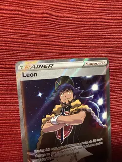Leon (Full Art) 182/185 Swsh04: Vivid Voltage Holo NM+ Pokemon TCG Trainer Card - Image 3