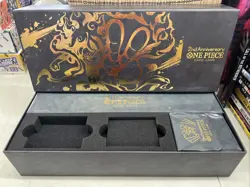 ONE PIECE Card Game 2nd ANNIVERSARY Set Playmat And Deck Box Only - Image 1