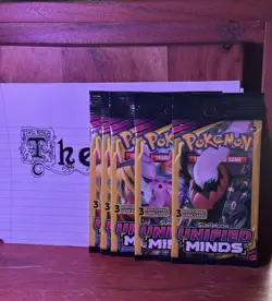Unified Minds Dollar General 3 Card Blister Pack Pokemon TCG Factory Sealed New - Image 2