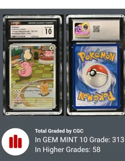 Chansey 187/167 - Twilight Masquerade - CGC 10 Pokemon Card (Equiv. PSA & BGS) - Image 4