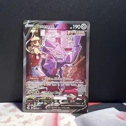 Pokemon TCG Genesect v Fusion Strike Holo Ultra Rare Card 255/264 - Image 1