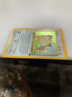 Meowth 9+ mint condition gb promo pokemon card - Image 4