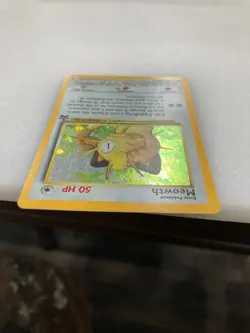 Meowth 9+ mint condition gb promo pokemon card - Image 5