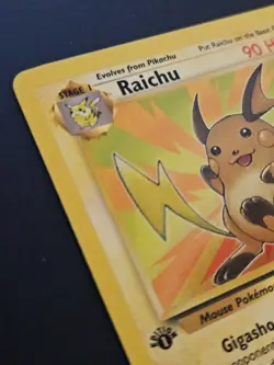 Raichu 29/62 Fossil 1st Edition Non Holo Rare Pokemon Card - Image 2