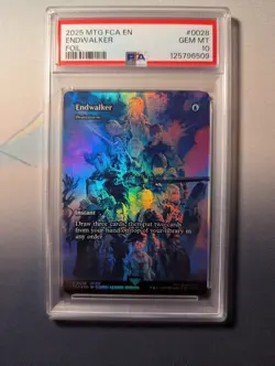 2025 MTG FINAL FANTASY: THROUGH THE AGES #0028 ENDWALKER PSA 10 - Image 3