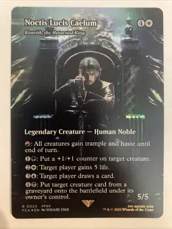 MTG Final Fantasy English Noctis Lucis Caelum Showcase 0023 Foil! - Image 1