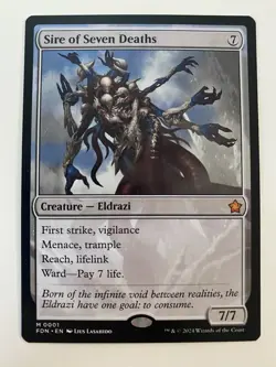 MTG Sire Of Seven Deaths (0001) *Non-Foil* Foundations 2024 NM/MT Free Ship - Image 1