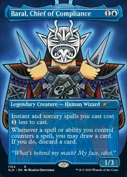 Baral, Chief of Compliance - Extended Art Secret Lair LP MTG - Image 1