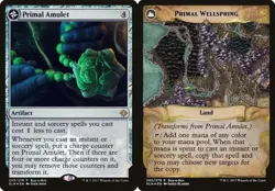 Primal Amulet // Primal Wellspring - Foil Buy-a-Box Promo XLN LP MTG - Image 1