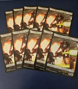 Necron Warrior Insect 014/23 Token MtG SET OF 10 40k MtG - Image 1