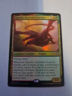 MTG: Klauth, Unrivaled Ancient (Foil): Commander - Adventures in the (LP) - Image 1