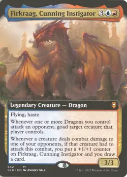 MTG Firkraag, Cunning Instigator (642) *Non-Foil* Extended Art Baldur's Gate NM - Image 1