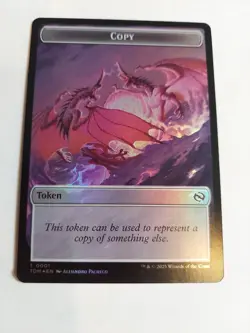 Copy Monk Double-Sided Token Tarkir: Dragonstorm Foil - Image 1