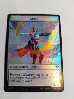 Copy Monk Double-Sided Token Tarkir: Dragonstorm Foil - Image 2