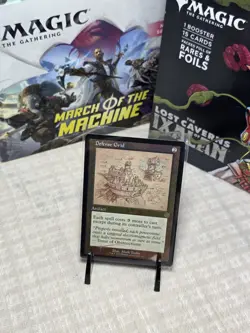 Magic the Gathering Brothers War Defense Grid Schematic Retro Foil - Image 1