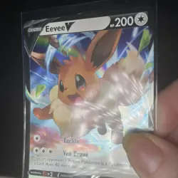Eevee V 108/159 Crown Zenith Ultra Rare Holo NM Pokemon TCG 2023 + Eevee 2021 - Image 1