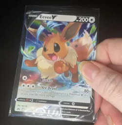 Eevee V 108/159 Crown Zenith Ultra Rare Holo NM Pokemon TCG 2023 + Eevee 2021 - Image 2