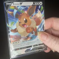 Eevee V 108/159 Crown Zenith Ultra Rare Holo NM Pokemon TCG 2023 + Eevee 2021 - Image 3