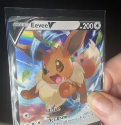 Eevee V 108/159 Crown Zenith Ultra Rare Holo NM Pokemon TCG 2023 + Eevee 2021 - Image 4