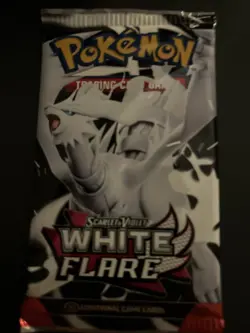 Very Heavy! 22.72g Pokemon TCG SV10.5 White Flare Booster Pack Sealed! - Image 2