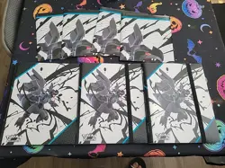 Lot Of 3 Black Bolt Binders And 4 Posters, No Packs, Pokemon Tcg Black Bolt - Image 1