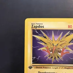 Pokemon Vintage First Edition Zapdos 30/62 Fossil 1999 - Image 2