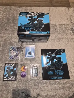Opened Pokemon TCG Black Bolt ETB *Box , Promo & Accessories Only* - Image 1