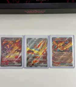 Pokemon TCG Team Rocket's Moltres ex Destined Rivals Stamped UPC Promo Set - Image 1