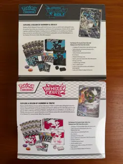 Pokemon Center Black Bolt & White Flare Elite Trainer Box ETB Set New Sealed - Image 2