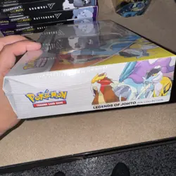 Pokemon SEALED Legends of Johto Pin Collection Box 9 Packs, 3 Pins Minor Creases - Image 4