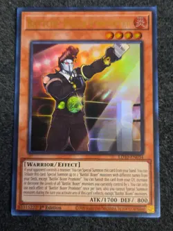 YuGiOh! - Battlin' Boxer Promoter LD10-EN034 Ultra Rare 1st Edition Near Mint - Image 1