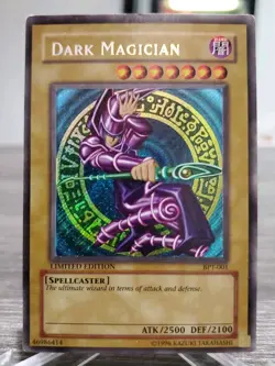 YuGiOh! Dark Magician BPT-001 2002 Collectors Tin Limited Edition HP - Image 1