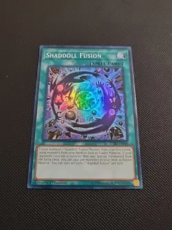 *** SHADDOLL FUSION *** SUPER RARE SDSH-EN049 1ST EDITION YUGIOH! MINT/NM - Image 1