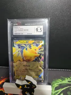 2023 Pokemon Pikachu TCG EX Card #063/193 Double Rare Holo Paldea Evolved - Image 1