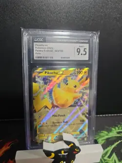 2023 Pokemon Pikachu TCG EX Card #063/193 Double Rare Holo Paldea Evolved - Image 2
