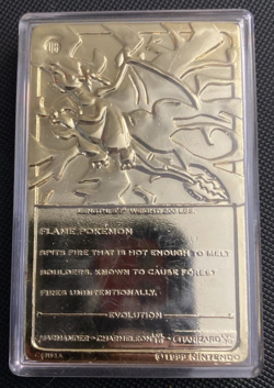 Charizard #06 - Special Limited Edition - 23k Gold Plate Pokemon Card - Image 4