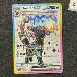 Umbreon ex SVP176 Sv: Scarlet & Violet Promo Cards Holo Pokemon Black Star NM 2 - Image 1
