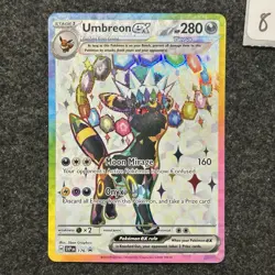 Umbreon ex SVP176 Sv: Scarlet & Violet Promo Cards Holo Pokemon Black Star NM 8 - Image 1