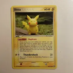 Ditto 63/113 Pikachu EX Delta Species Pokemon Card LP+ - Image 1