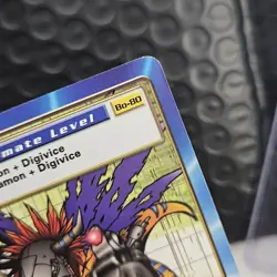 1999 MetalGreymon Bo-80 Series 2 Booster Digimon Card NM Battle Bandai Gold Text - Image 3