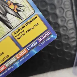 1999 MetalGreymon Bo-80 Series 2 Booster Digimon Card NM Battle Bandai Gold Text - Image 4